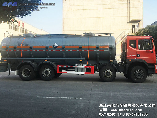 20方次氯酸鈉運(yùn)輸槽罐車(chē)